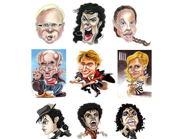 Perth Caricaturist - Henry Lam Caricatures - Cartoonist